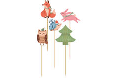 10 Picks Winter Woodland Wood 10 cm