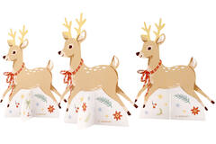 8 Place Cards Winter Woodland Paper 10 cm x 7,7 cm
