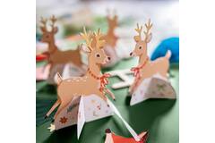 8 Place Cards Winter Woodland Paper 10 cm x 7,7 cm