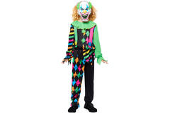Child Costume Funhouse Clown Boy Age 10-12 Years