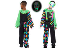 Child Costume Funhouse Clown Boy Age 10-12 Years