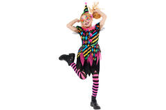 Child Costume Funhouse Clown Girl Age 12-14 Years