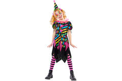 Child Costume Funhouse Clown Girl Age 12-14 Years