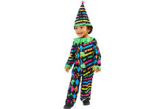 Child Costume Funhouse Clown Age 3-4 Years