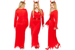 Adult Costume Devil Lady Size XXL