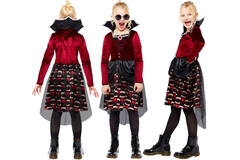 Child Costume Midnight Vampiress Age 6-8 years