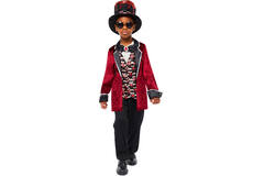 Child Costume Midnight Vampire Age 3-4 Years