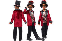 Child Costume Midnight Vampire Age 3-4 Years