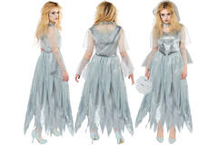 Adult Costume Zombie Ghost Bride Size M