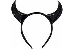 Headband Devil Horns Black One size