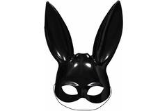 Half Mask Bunny Black One size