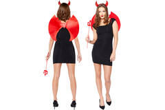 Adults Accessory Kit Foil Devil Wings with Headband and Trident  Onesize