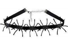 Costume Accessory Necklace Spider Black