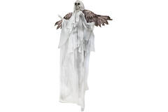 Animatronic Hanging Evil Angel Skeleton with Wings 54 cm x 50 cm x 1.8 m