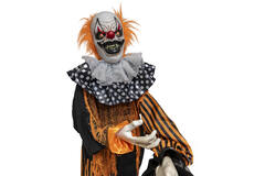 Animatronic Standing Clown with Balloon 45 cm x 40 cm x 1.65 m