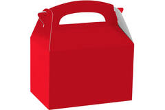 Party Box Apple Red Paper