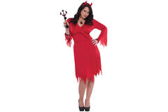 Adult Costume Red Hot Devil Size XXL