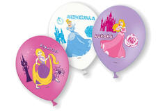 6 Latex Balloons Disney Princess 27.5 cm / 11"