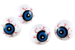 6 Eyeballs Halloween Kids Plastic 3 x 3 x 3 cm