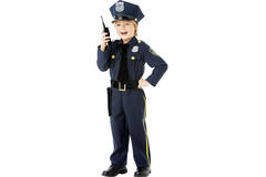 Child Costume Police Officer Age 8 - 10 Years