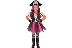 Child Costume Dazzling Pirate Age 4 - 6 Years