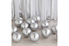 Balloon Pack - 5 inch - Silver Chrome