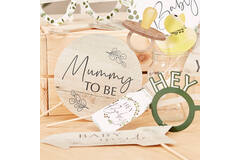 botanical baby shower photo booth props
