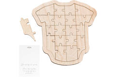 wooden baby grow guest book