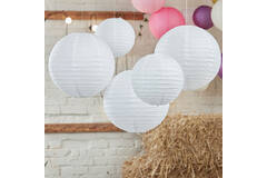 Paper Lanterns - White