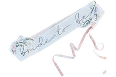 Thin Sash - Bride To Be - Meadow