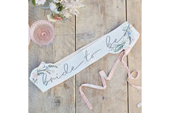 Thin Sash - Bride To Be - Meadow