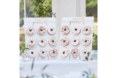 Donut Wall - Rose Gold foiling, 2 panels