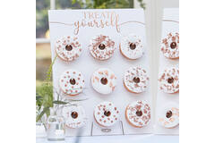 Donut Wall - Rose Gold foiling, 2 panels