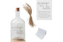 Guest Book - Messages In Glass Bottle