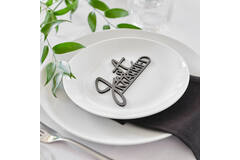Table Decor - Black Wedding Script for Table - Wooden