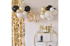 Balloon Bunting - 50 - Nude, Cream, Black, Champagne Chrome