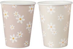 Daisy Print Paper Cups