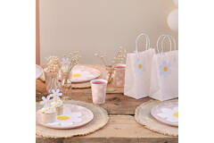 Daisy Print Paper Cups