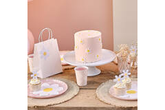 Daisy Print Paper Cups