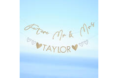Bunting - Customisable Future Mr/Mrs - Foiled