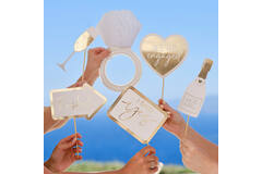 Photo Booth Props - Engaged