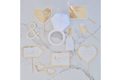 Photo Booth Props - Engaged