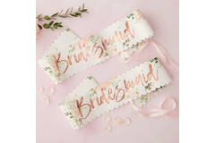 2 Sashes Floral Hen Party Paper / Foil 76 x 10 cm