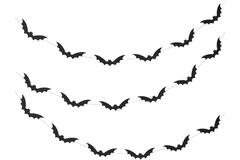 Bunting - 5m Black Bat Paper