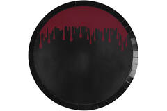Blood Splatter Plate- Metallic Ink