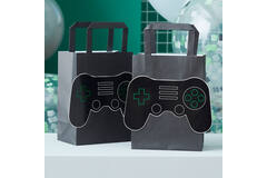 Eco Party Bag - 3D Controller - Black with Green Inside