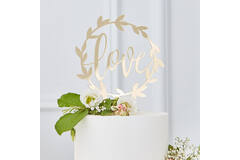 Cake Topper - Acrylic - Gold