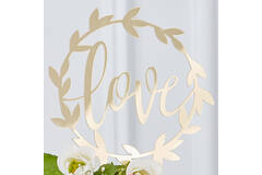 Cake Topper - Acrylic - Gold