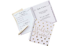 Wedding Planner Gold Wedding Paper 23 x 22 x 3 cm