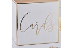 Card Holder Box - Gold